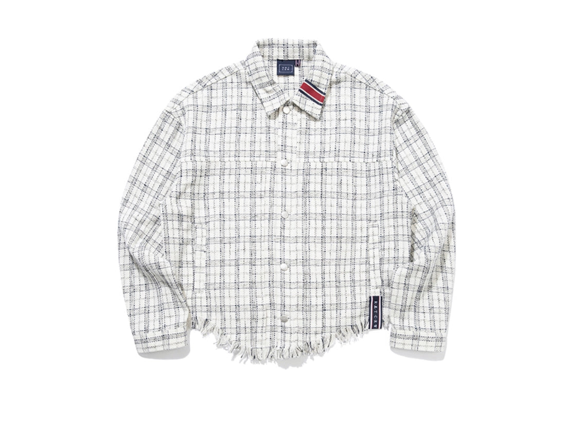 Romantic Crown Tweed Trucker Jacket_Oatmeal (21RCSPOJKU002OA
