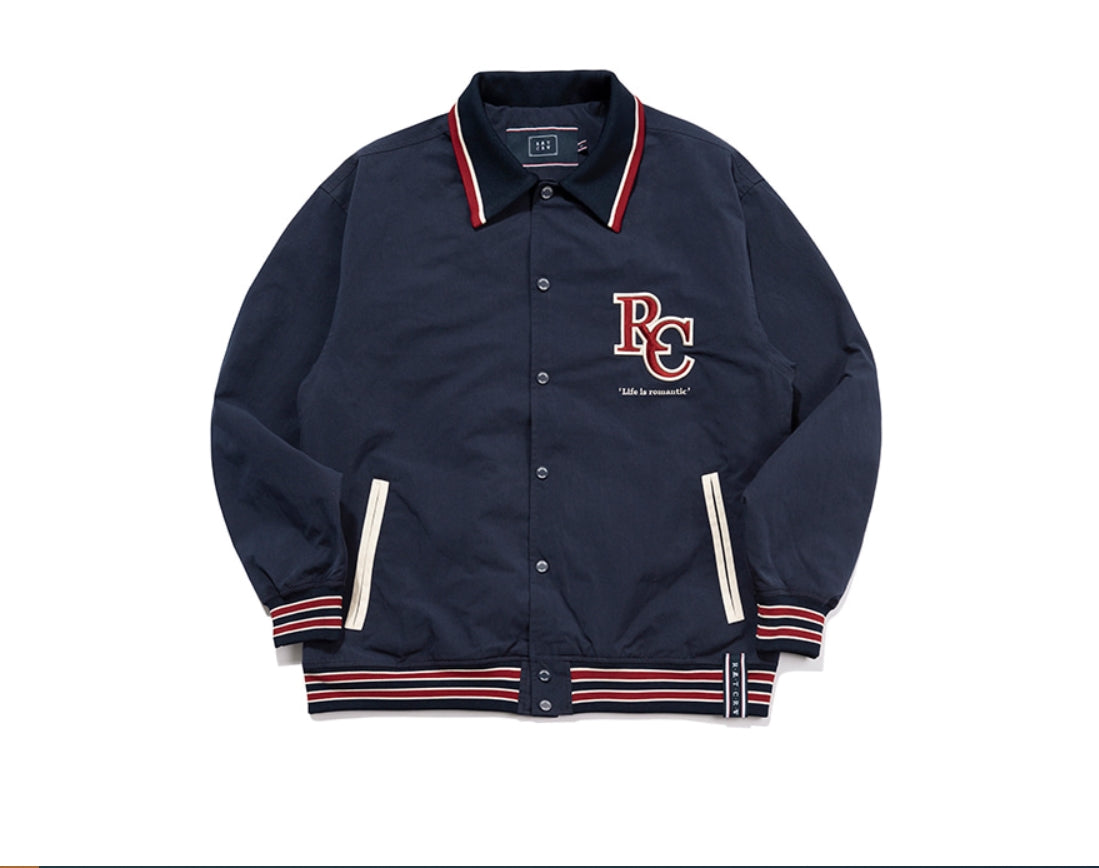 Romantic Crown RC Logo Bomber Jacket_Navy – melzoo