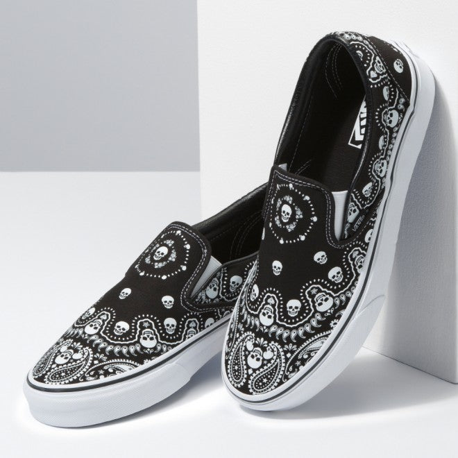 Bandana vans slip on best sale