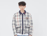 Romantic Crown Classic Check Jacket_Oatmeal