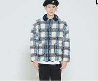 Romantic Crown Classic Check Fleece Jacket_Oatmeal (20RCFWOJKU002OA)