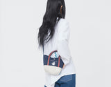 Romantic Crown Woman Rabbit Tote Bag_Navy (21RCSPGTBF001NA)