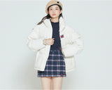 Romantic Crown Velvet Duck Down Parka_Oatmeal (20RCFWOPDU001OA)