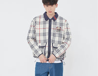 Romantic Crown Classic Check Jacket_Oatmeal