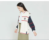 Romantic Crown Sunday Syndrome Baseball Cotton Cardigan_Oatmeal (20RCFWTCAU005OA)