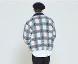 Romantic Crown Classic Check Fleece Jacket_Oatmeal (20RCFWOJKU002OA)