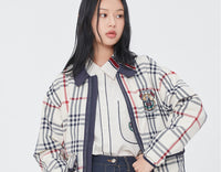 Romantic Crown Classic Check Jacket_Oatmeal