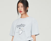 Romantic Crown White Rabbit Tee_Sky Blue (21RCSUTTSF001SB)