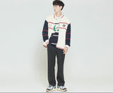 Romantic Crown Sunday Syndrome Baseball Cotton Cardigan_Oatmeal (20RCFWTCAU005OA)