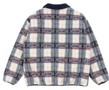 Romantic Crown Classic Check Fleece Jacket_Oatmeal (20RCFWOJKU002OA)