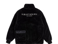 Romantic Crown Back Pocket Fleece Jacket_Black (20RCFWOFLU002BK)