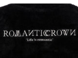 Romantic Crown Back Pocket Fleece Jacket_Black (20RCFWOFLU002BK)