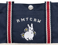 Romantic Crown Woman Rabbit Tote Bag_Navy (21RCSPGTBF001NA)