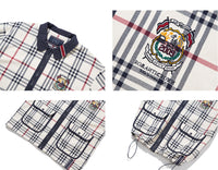 Romantic Crown Classic Check Jacket_Oatmeal