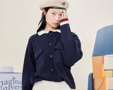 Romantic Crown Cable Knit Jacket_Navy (21RCSPOJKU007NA)