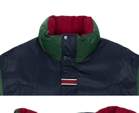 Romantic Crown Color Block Pocket Parka_Green (20RCFWOPDU005GN)