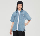 Romantic Crown Trucker Summer Jacket_Blue (21RCSUOJKU001BL)