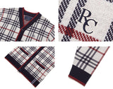 Romantic Crown Classic Check Cardigan_Oatmeal