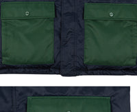 Romantic Crown Color Block Pocket Parka_Green (20RCFWOPDU005GN)