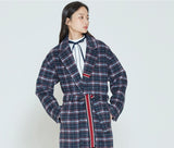 Romantic Crown Classic Check Wool Coat_Navy (20RCFWOCTU001NA)