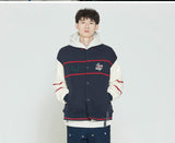 Romantic Crown Sunday Syndrome Baseball Cotton Cardigan_Navy (20RCFWTCAU005NA)