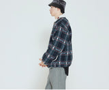 Romantic Crown Classic Check Fleece Jacket_Navy (20RCFWOJKU002NA)