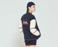 Romantic Crown Sunday Syndrome Baseball Cotton Cardigan_Navy (20RCFWTCAU005NA)