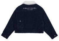 Romantic Crown Womans Winter Sherpa Jacket_Navy (20RCFWOJKF003NA)