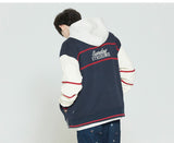 Romantic Crown Sunday Syndrome Baseball Cotton Cardigan_Navy (20RCFWTCAU005NA)