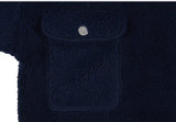 Romantic Crown Womans Winter Sherpa Jacket_Navy (20RCFWOJKF003NA)