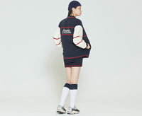 Romantic Crown Sunday Syndrome Baseball Cotton Cardigan_Navy (20RCFWTCAU005NA)