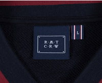 Romantic Crown Sunday Syndrome Baseball Cotton Cardigan_Navy (20RCFWTCAU005NA)