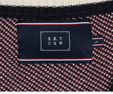 Romantic Crown Check Knitted Long Cardigan_Navy (20RCFWTCAU001NA)