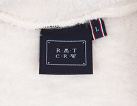 Romantic Crown Back Line Patch Fleece Jacket_Oatmeal (20RCFWOFLU001OA)