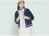 Romantic Crown Womans RC Lining Cardigan_Navy (20RCFWTCAF002NA)