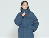 Romantic Crown Chesterfield Check Parka_Blue (20RCFWOPDU004BL)