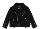 Romantic Crown Heavy Fleece Rider Jacket_Black (20RCFWORJU001BK)