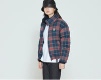 Romantic Crown Womans Cross Check Parka_Navy (20RCFWOPDF001NA)