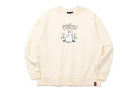 Romantic Crown Woman Rabbit Sweat Shirt_Oatmeal