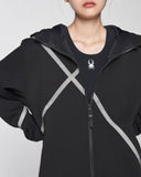 Spider Lifestyle Taping Hood Zip-Up (SPGPCNFT305U-BLK)