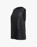 Spider Side Letter Logo Line Sleeveless (SPGPCNSL251W-BLK)