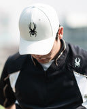 Spider Glossy Spider Logo Ball Cap Free Size (SPGPANCA301U-WHT)