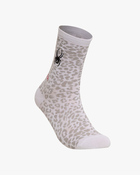 Spider Lifestyle Leopard Pattern Socks (SPGPANSC303U-GRY)