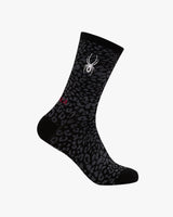 Spider Lifestyle Leopard Pattern Socks (SPGPANSC303U-BLK)