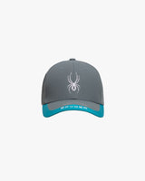 Spider Color Block Lettering Ball Cap Free Size (SPGPANCA302U-GRY)