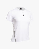 Spider Back Mesh Pro Running T-shirt (SPGMCNRS282W-WHT)