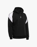 Spider Diagonal Color Block Hooded Sweatshirt (SPGPCNHD303U-BLK)