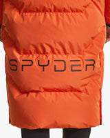 Spider Back Lettering Performance Long Down Jacket (SPGWCNDJ211U-ORG)