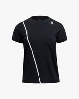 Spider Diagonal Line Training T-shirt (SPGMCNRS251W-BLK)