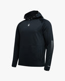 Spider Gradient Sleeve Running Hooded Sweatshirt (SPGPCNHD231M-BLK)